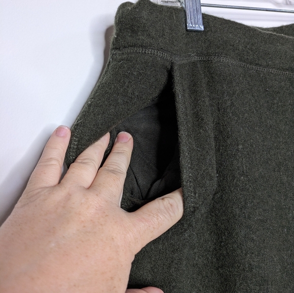 UGG Green Wool Drawstring Jogger Pants XL - Picture 5 of 10